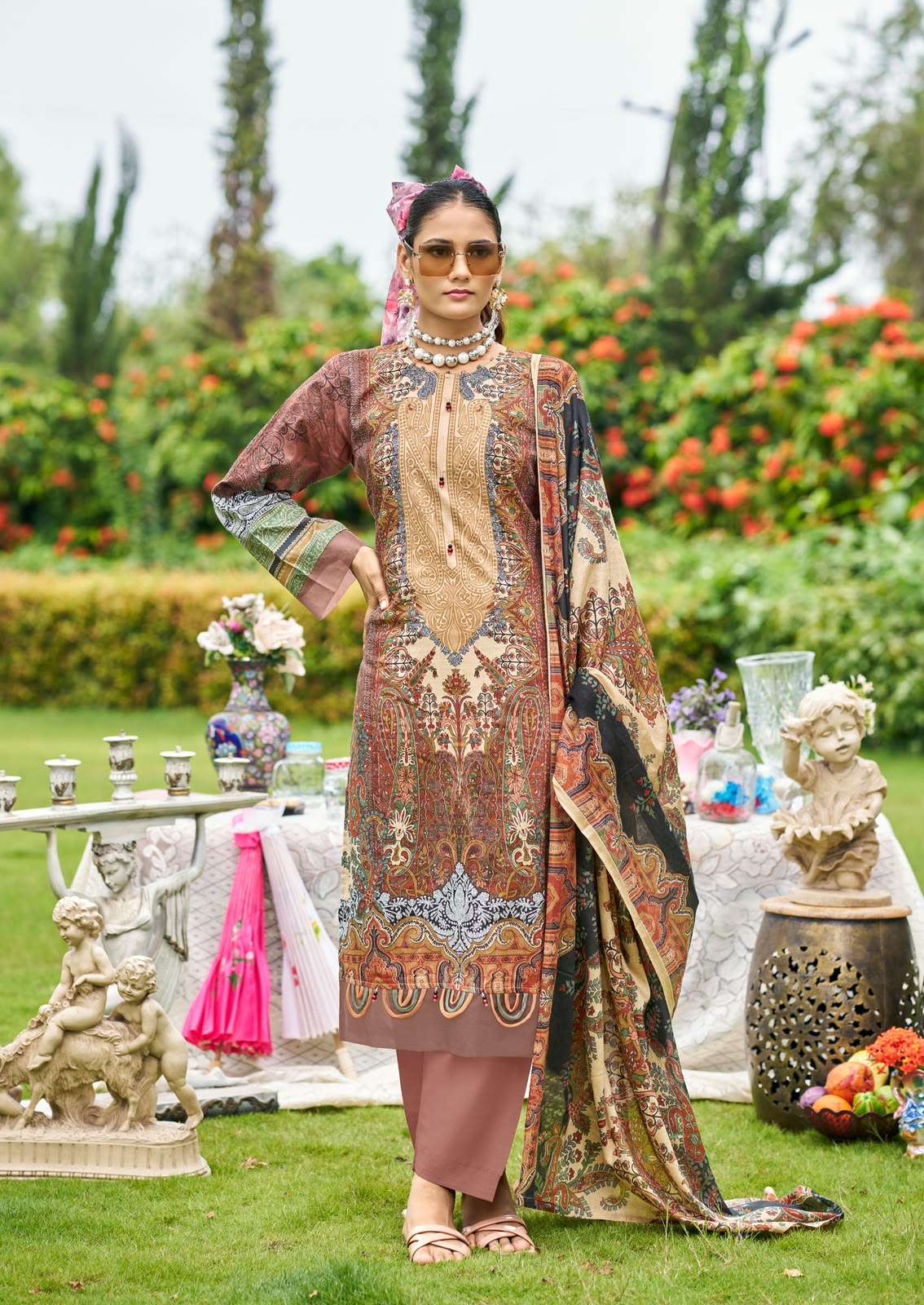 ISHAAL PRINTS GULMOHAR VOL 42 LAWN COTTON SALWAR SUIT WITH COTTON DUPATTA SET EXPORT ISHAAL PRINTS GULMOHAR VOL 42 LAWN COTTON SALWAR SUIT WITH COTTON DUPATTA SET EXPORT